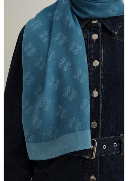 Tensel Ipek Minimal Monogram Desen Şal 1 - 32118 modelleri