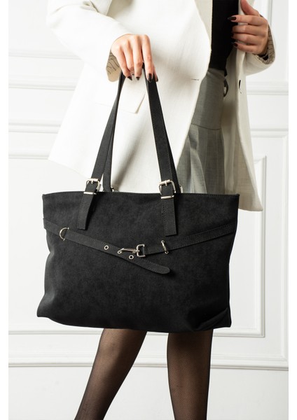 Bianco Kadın Kemer Detaylı Omuz Çantası