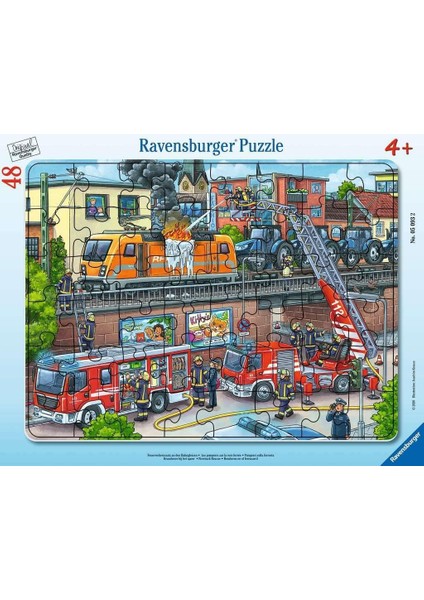 050932 48P Bçer Puz Itfaiye, Çok Renkli