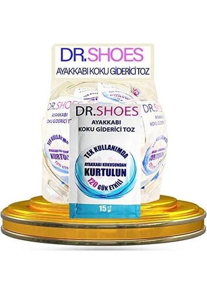 Dr.shoes 5 Adet Ayak Koku Giderici - Ayakkabı Koku Giderici Toz 120 Gün Etkili - Dr.shoes ile Ayak Kokusuna Elveda Deyin