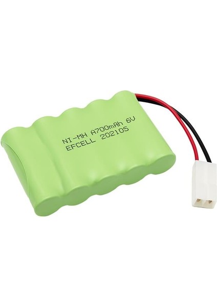 Efcell EF-202105 6 Volt 700MAH 5'li Oyuncak Araç Pili Soketli 71X50X15MM