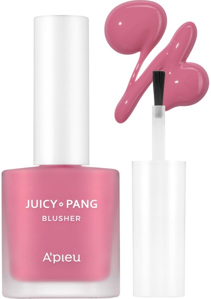 A'pıeu Meyve Kokulu, Nemlendirici, Doğal Görünümlü Sıvı Allık Juicy-Pang Water Blusher PK02