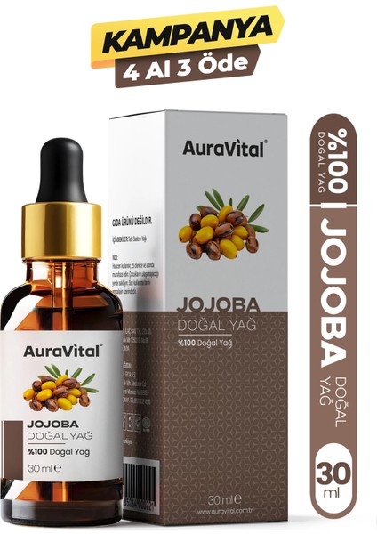 Jojoba Yağı 30 ml %100 Saf ve Doğal