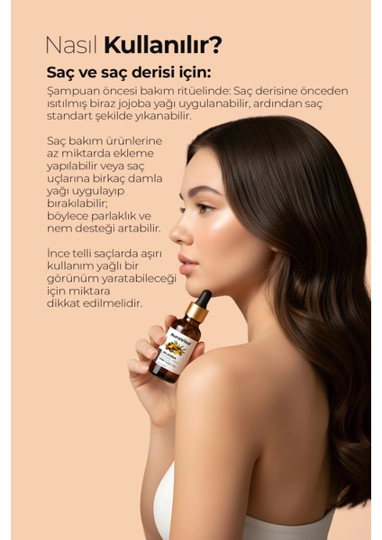 Jojoba Yağı 30 ml %100 Saf ve Doğal fırsatları