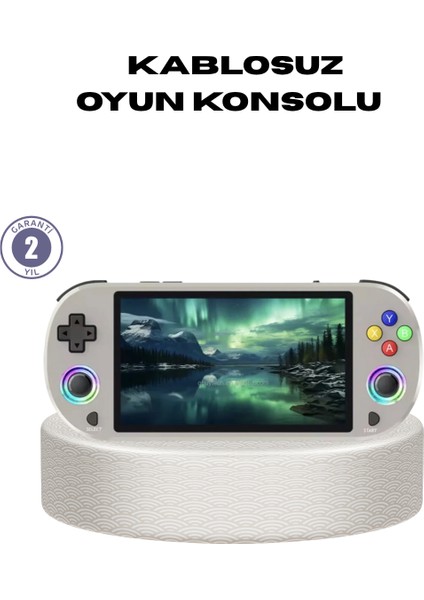 Taşınabilir Retro Oyun Konsolu – 5 Inç IPS Ekranlı 3000 Mah Şarjlı Hd Deste - M566R844-K21