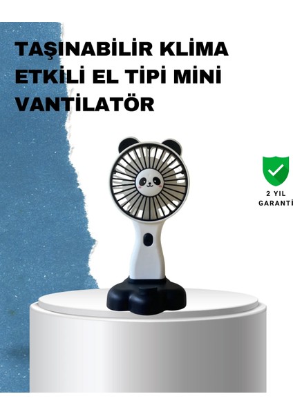 Şarj Edilebilir Taşınabilir Mini Vantilatör – USB Uyumlu