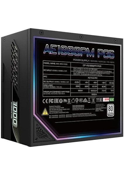 Gıgabyte Psu Modüler 1000W 80+Platınıum GP-AE1000PM Pg5 120MM Fan modelleri