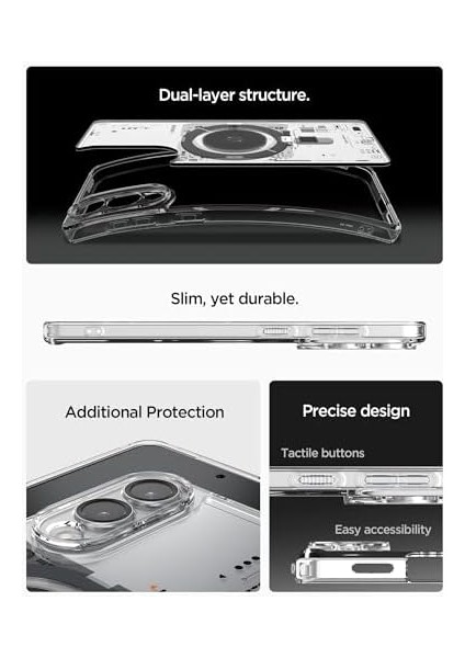 S25 Edge Ince Kılıf Ultra Sararma Karşıtı Duraclear™ Hava Kanalı Teknolojisi™ Askeri Sınıf Koruma Magfit Özellikli Neo One Tasarım Kapak - ACS09416 fiyatları