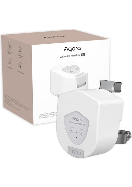 Smart Valve Controller T1, Over Bridge, 3.0 Hub Gerektirir, Ev Için Su Kaçak Dedektörleri ile Kombine, Uygulama Uzaktan Kumanda Kapatmayı Destekler,,,