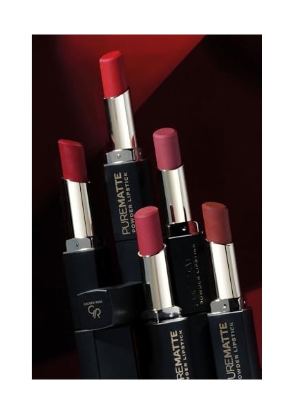 Golden Rose Pure Matte Powder Lipstick No: 106 - Pudralı Mat Ruj modelleri