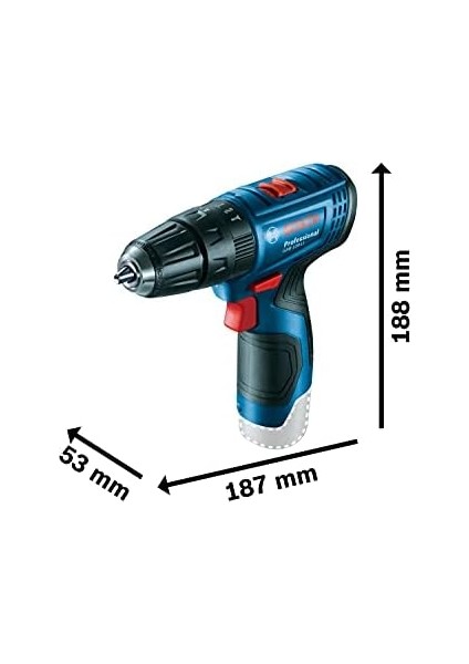 Professional Gsb 120-LI Akülü Darbeli Delme Vidalama Makinesi (12 Volt, 2 x 2,0 Ah Akü, Şarj Cihazı, Yumuşak/sert Tork: 14/30 Nm; Plastik Çanta) fiyatları