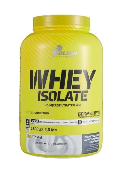 Olımp Sport Nutrıtıon Whey Isolate Protein Çilek Aromalı 1800 gr Izole Tozu Bcaa Glutamin Arjinin Güç Vitamin