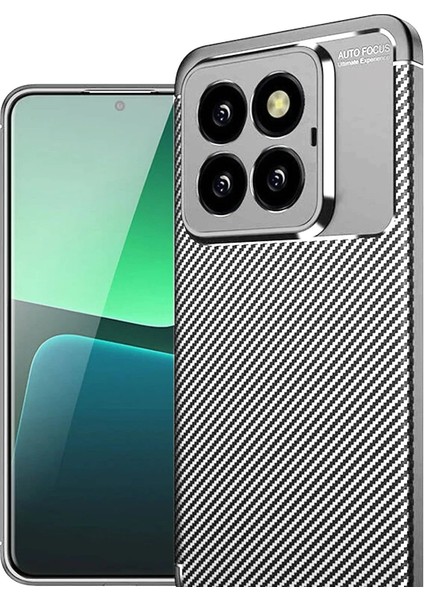 Xiaomi Mi 14T Pro Kılıf Auto Focus Karbon Kapak - GRI-(5796) - M968R274-K08968 fiyatları