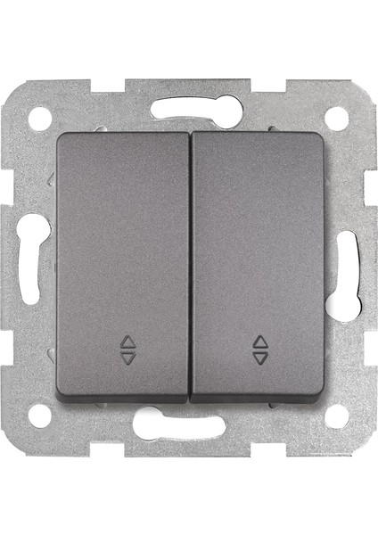 Linnera Life Granit Grisi Komütatör Vavien Mekanizma ve Düğme