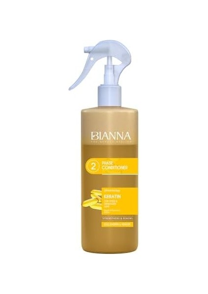 Bianna Çift Fazlı Keratin Içeren Fön Suyu | Güçlendirir & Yeniler - 400ML fiyatları