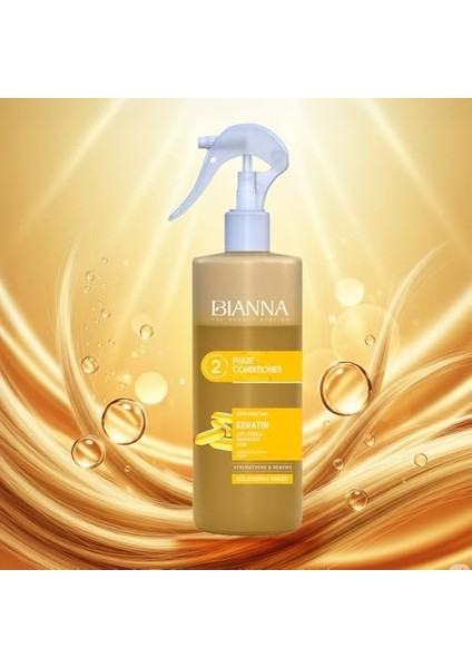 Bianna Çift Fazlı Keratin Içeren Fön Suyu | Güçlendirir & Yeniler - 400ML modelleri