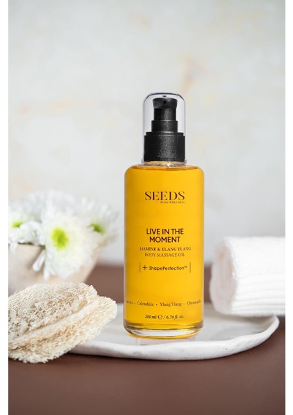 Seeds Pure Wellness Jasmine & Ylang Ylang Vücut Masaj Yağı