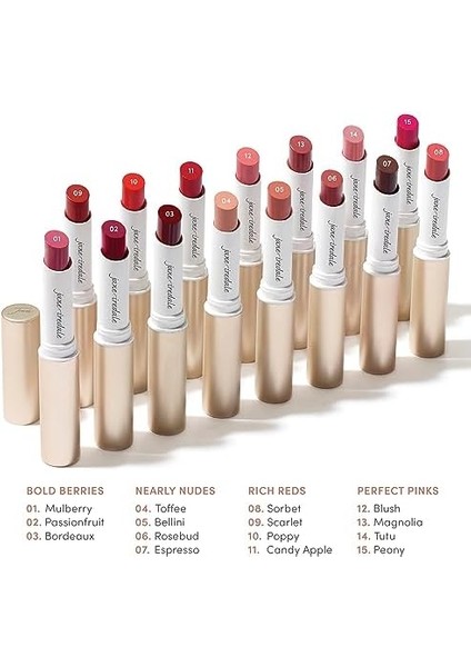 Jane Iredale Colorluxe Nemlendirici Kremsi Ruj modelleri