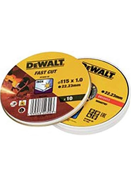 10'lu Kutu Kesme Diski Inox Paslanmaz Çelik DT3506 ( Paslanmaz Çelik Kesme Diski - Düz, Çap 115 mm x 1,0 Mm, Hızlı ve Temiz Kesimler Için, Güçlendirilmiş Fiberglas, Açılı Taşlama fiyatları