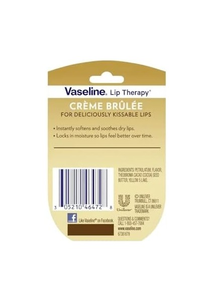Vaseline Lip Therapy Creme Brulee 7 gr