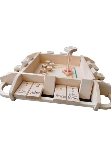 Eğitici Kelime Oyun Seti, Isim Şehir Eşya Oyunu, Zar ve Kum Saati ile Türkçe Kelime Oyunu fiyatları