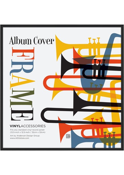 12,5 x 12,5 Albüm Çerçevesi Parlak Pleksiglas ve Şık Minimalist Tasarımlı - Duvara Monte - Asma Donanımı Dahil