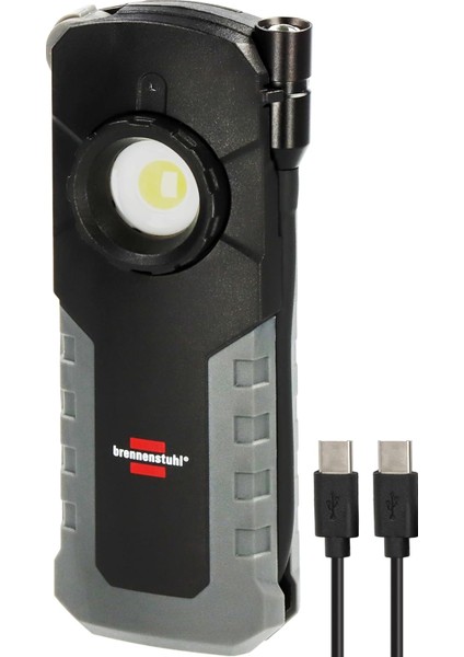 Profesyonel Serisi 1000+380 Lümen 12 Saat Kullanım IP54 Lisanslı Teleskopik LED El