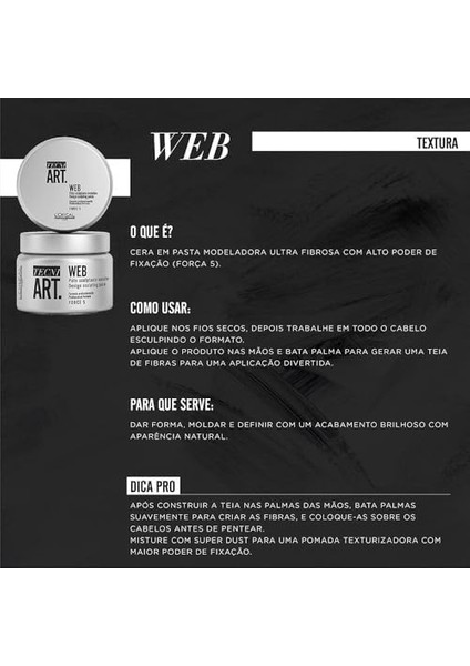 L'oréal Professionnel Paris Techni Art Web Doku Veren Şekillendirici Macun 150ML modelleri