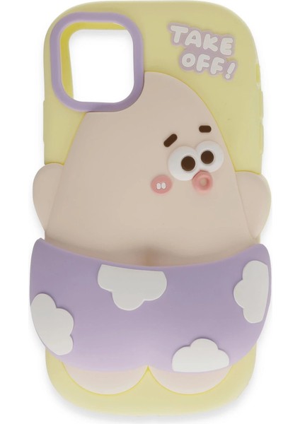 Iphone 11 Kılıf Poky Karakter Silikon Kapak - Desen 5