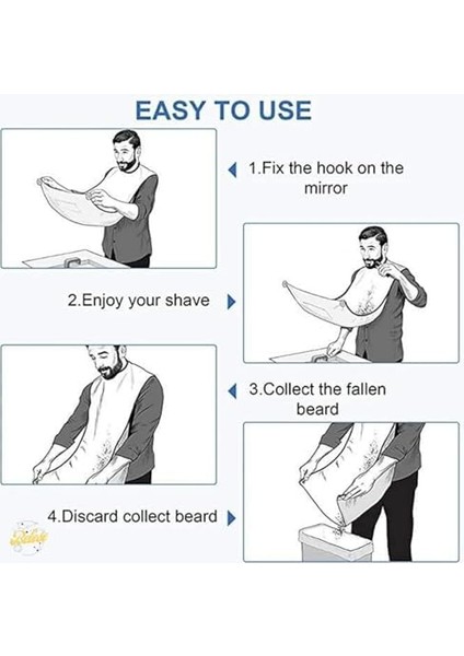 Kişisel Bakım Paketi Sakal ve Saç Örtüsü, Renkli Önlük, Berber Önlüğü, Çok Amaçlı Yıkanabilir Temizlenir Tela Kumaş Unisex fiyatları