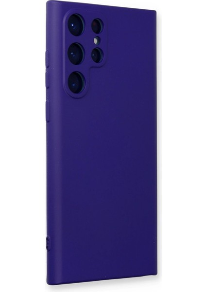 Samsung Galaxy S22 Ultra Kılıf Nano Içi Kadife Silikon - Mor fiyatları