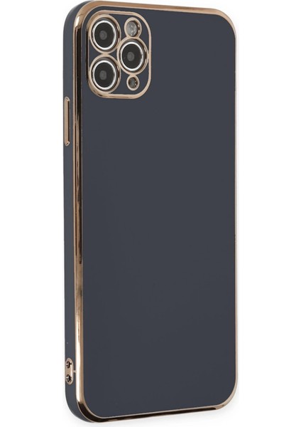 Iphone 11 Pro Max Kılıf Volet Silikon - Siyah