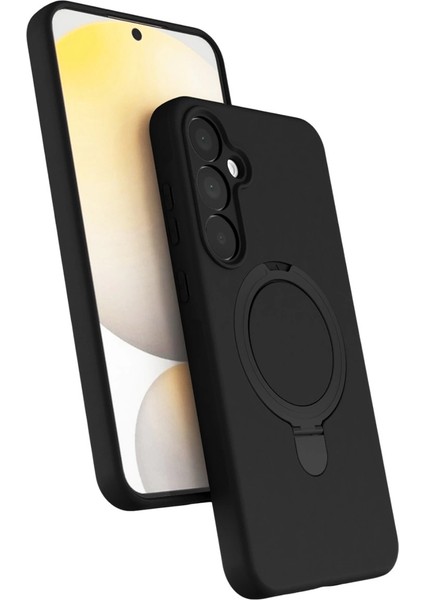 Samsung Galaxy A16 5g Regal Magsafe Standlı Kapak - Siyah