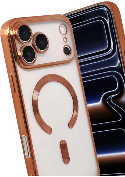 Apple Iphone 17 Pro Max Kross Magneticsafe Kapak - Turuncu modelleri