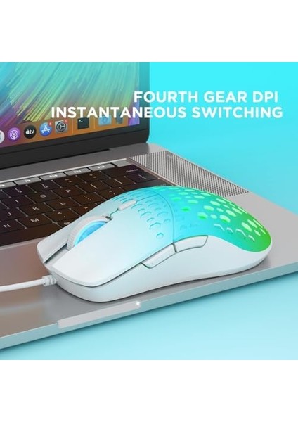 Aula S11 Pro 3600DPI Rgb Optik Gaming Mouse Mavi fiyatları