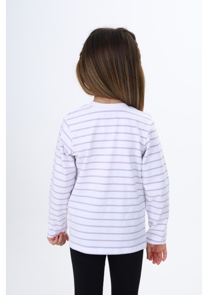 Kız Çocuk Çizgili Tişört indirimleri