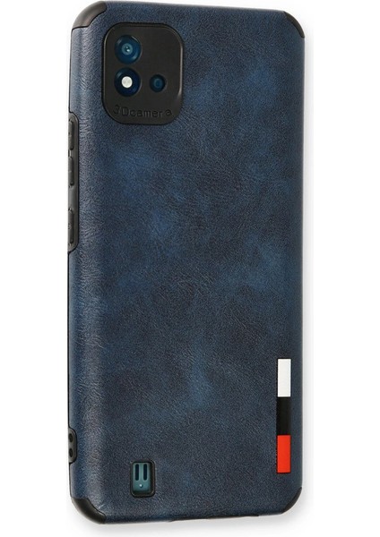 Realme C11 2021 Kılıf Loop Deri Silikon - Lacivert fiyatları