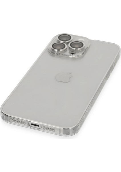 Iphone 14 Pro Kılıf Luko Lens Silikon - Gümüş fırsatları