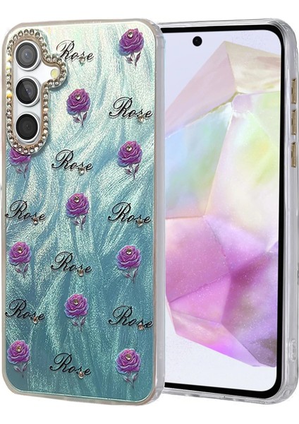 Samsung Galaxy A35 5g Kılıf Blade Aynalı Desenli Kapak - Desen 9