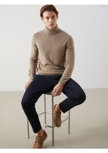 Yeni Sezon Balıkçı Yaka Uzun Kollu Erkek Triko Kazak