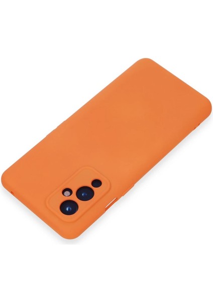 One Plus 9 Kılıf Nano Içi Kadife Silikon - Turuncu modelleri