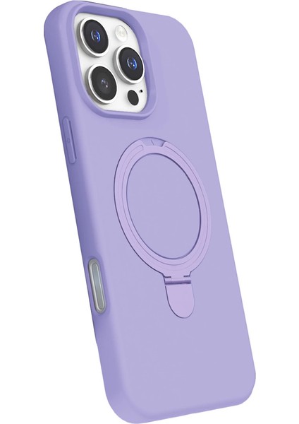 Apple Iphone 16 Pro Regal Magsafe Standlı Kapak - Lila fiyatları