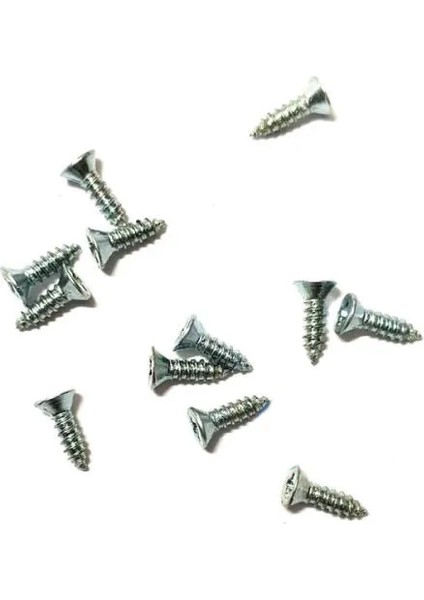 Buğz Klips, Menteşe, Ayak, Ağaç, Sunta Vidası 2,2x7,5mm - Nikel 1000 Adet