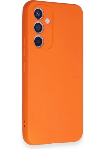 Samsung Galaxy A34 5g Kılıf Nano Içi Kadife Silikon - Turuncu fiyatları