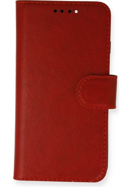 Samsung Galaxy M52 5g Kılıf Trend S Plus Kapaklı Kılıf - Kırmızı modelleri