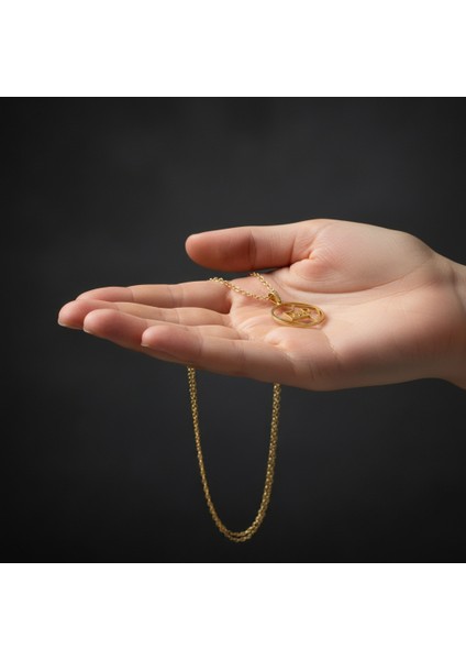 8 Ayar Altın Kolye Ucu D&p GM11015 1 gr fiyatları