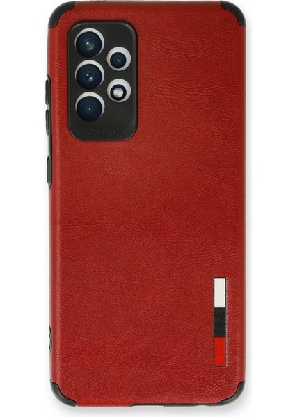 Samsung Galaxy A53 5g Kılıf Loop Deri Silikon - Kırmızı