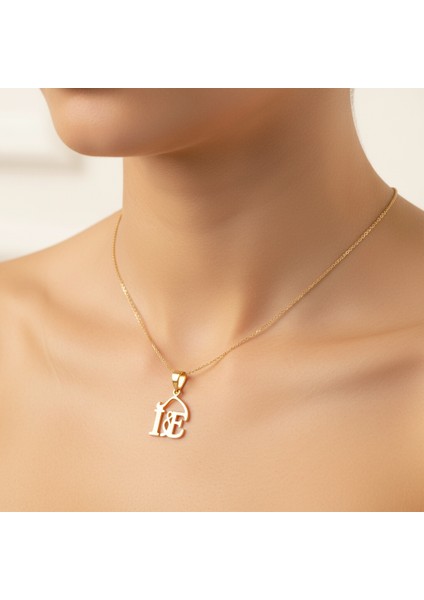 8 Ayar Altın Kolye Ucu E&ı GM11187 1 gr