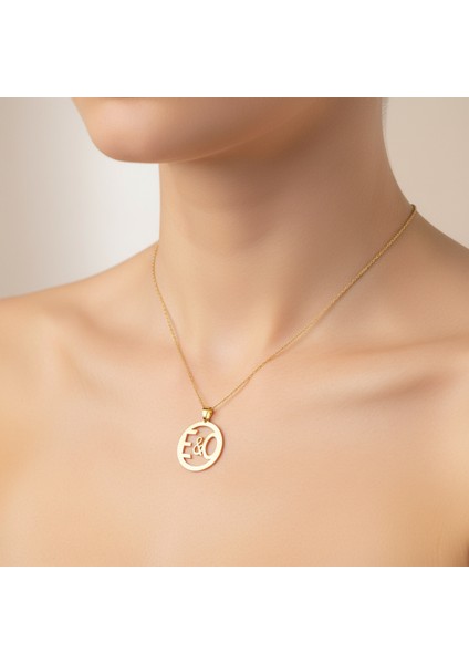 8 Ayar Altın Kolye Ucu E&o GM11258 1 gr