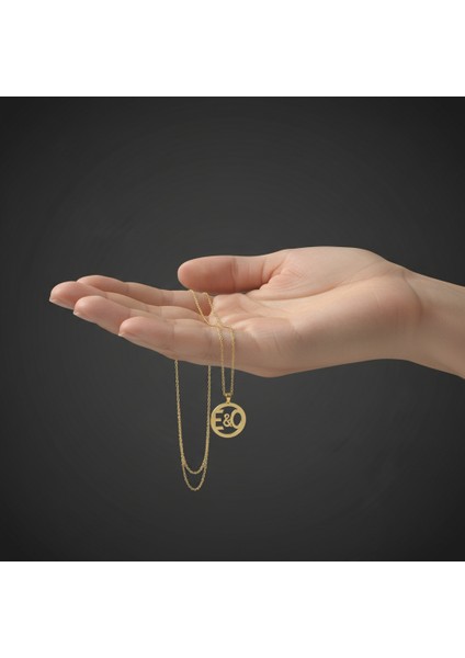 8 Ayar Altın Kolye Ucu E&o GM11258 1 gr fiyatları